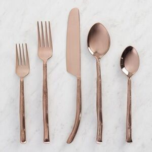 Cost Plus World Market Rose Gold Flatware (Spoons Only)